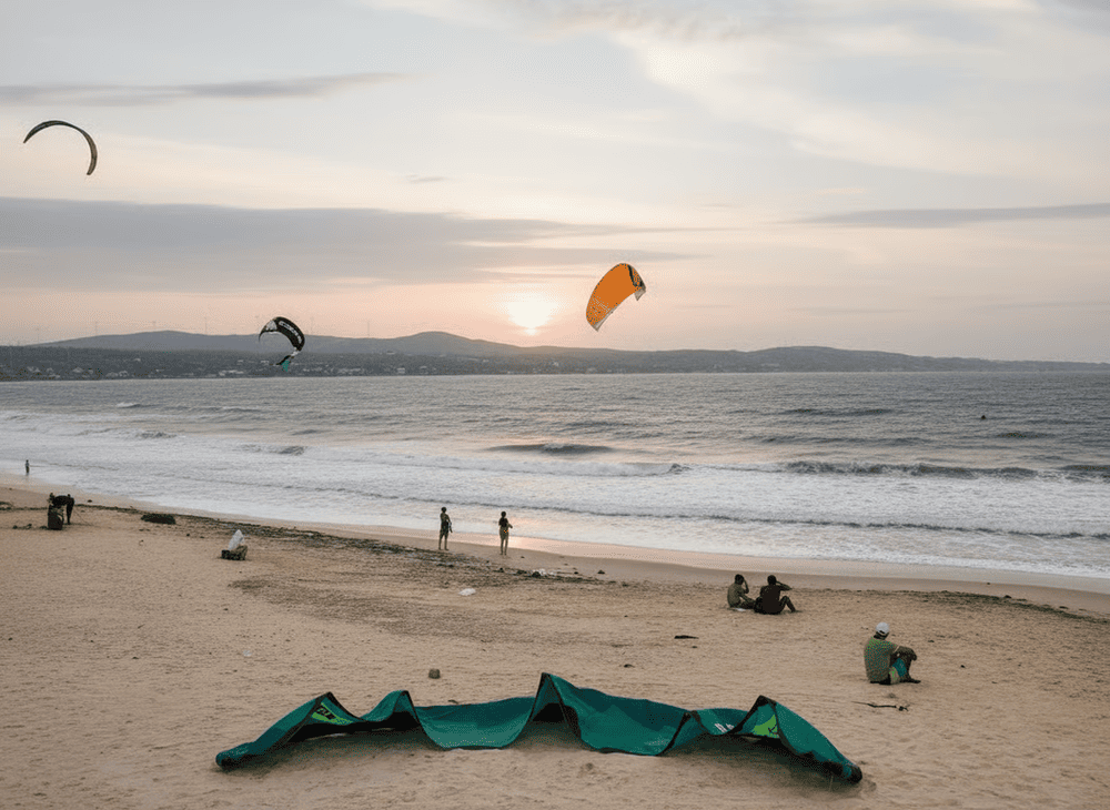 Hoạt động vui chơi tại biển Hàm Tiến